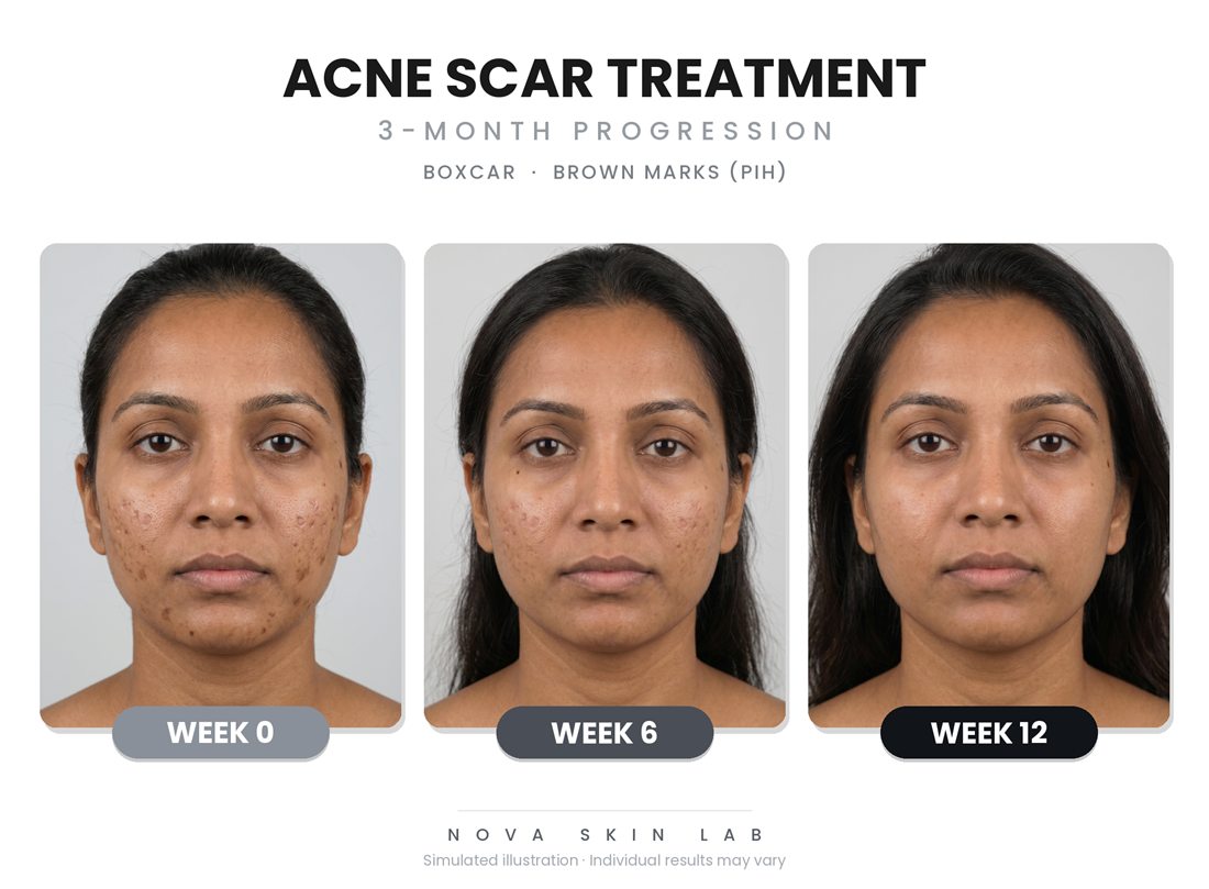 Acne treatment plan, South Asian skin tone