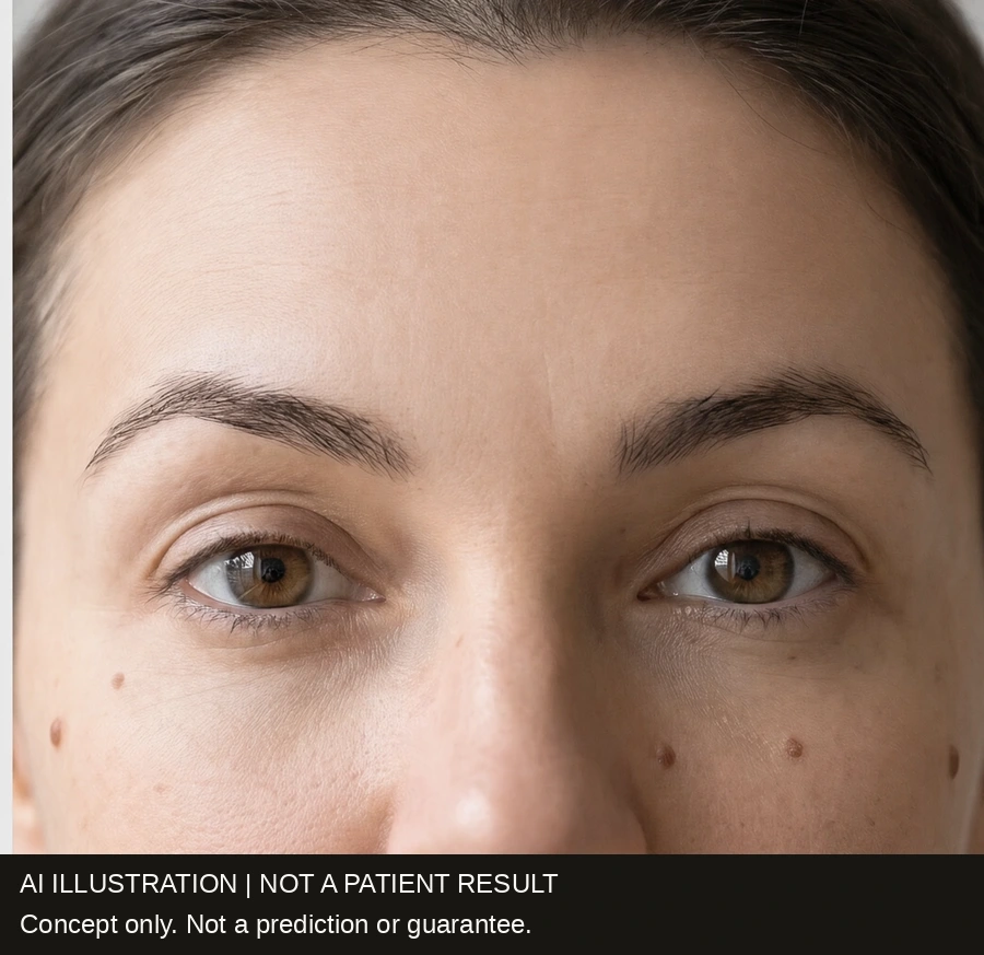 Softer lines with natural texture retained