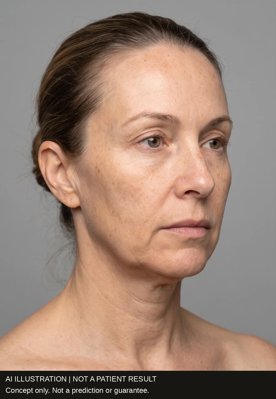 Softening lower-face definition